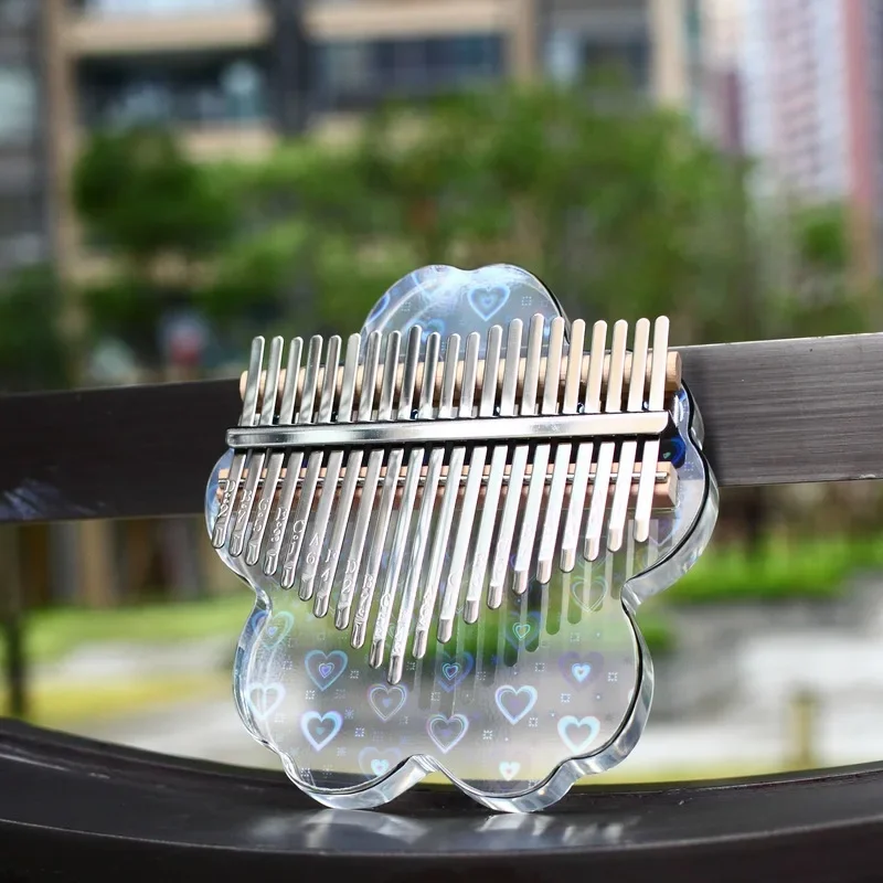 Mini Pianoforte Portatile Kalimba Carino Trasparente Professionale Kalimba Tastiera Musicale Strumenti Musicali Strumenti Musicali Wz50Mz