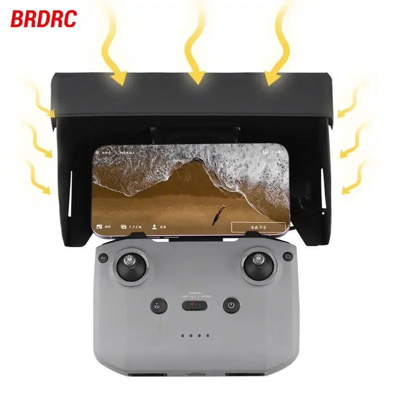 BRDRC Collapsible Phone Sun Shade for DJI NEO/Mavic 3/Mini 2/4K/3/3 Pro/Air 2S/Air 3 Light Shields for RC-N3/N2/N1 Accessory drone accessories