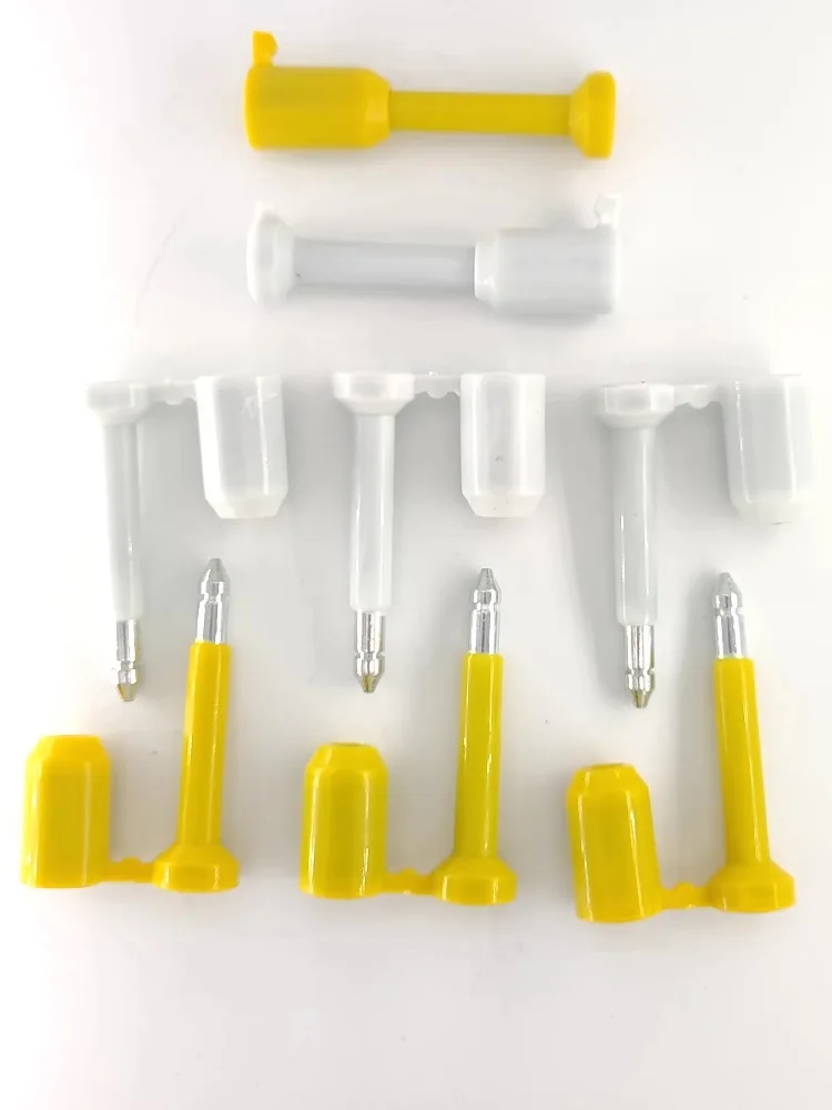 Container lock 10 PCS high security bullet shape lock container seal railway disposable lead seal application blockade logistics transportation