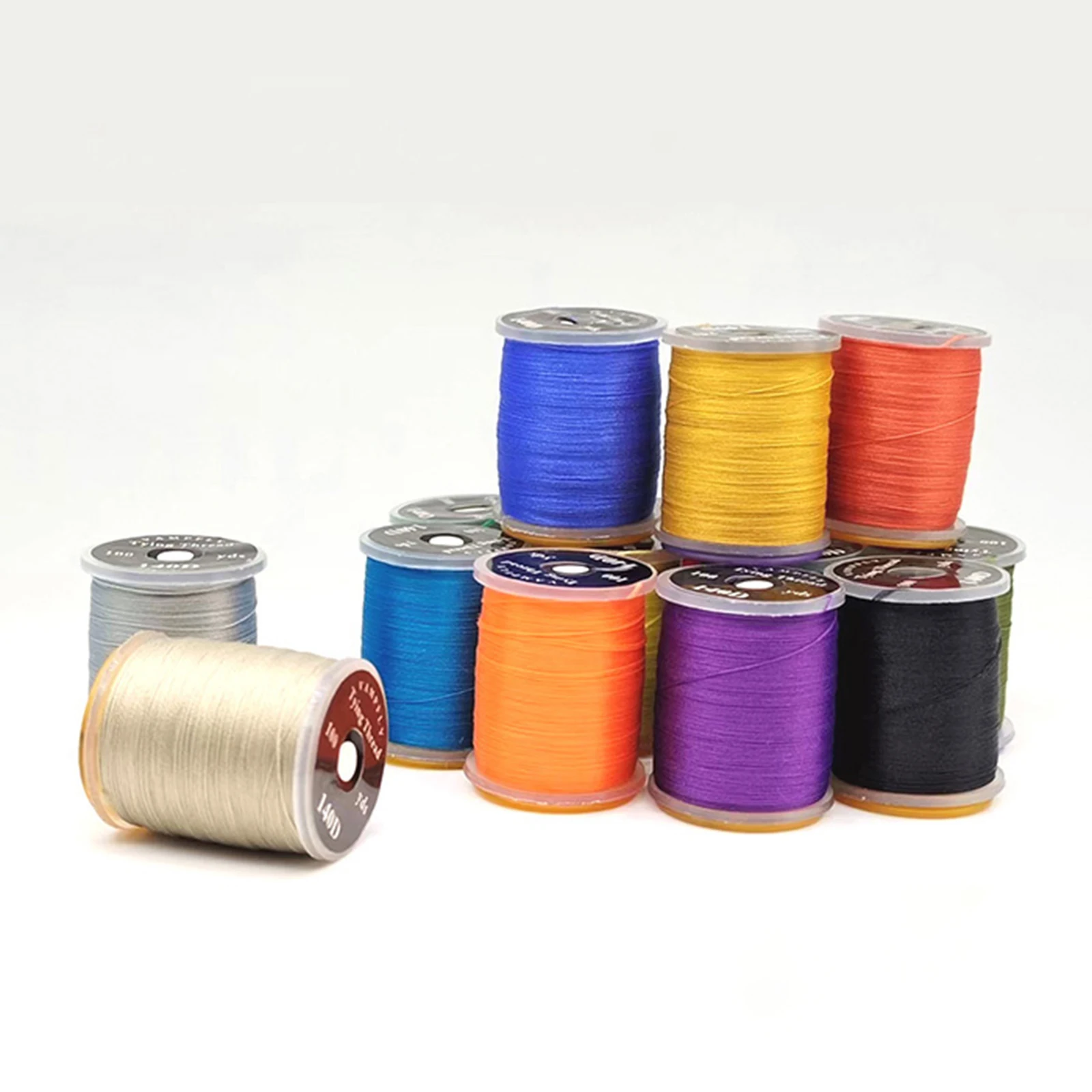 Fly Tying Thread Strong in Standard Bobbins Fly Fishing Material Accessories Flash Tinsel Thread for Lure Bait Making DIY Tool 4