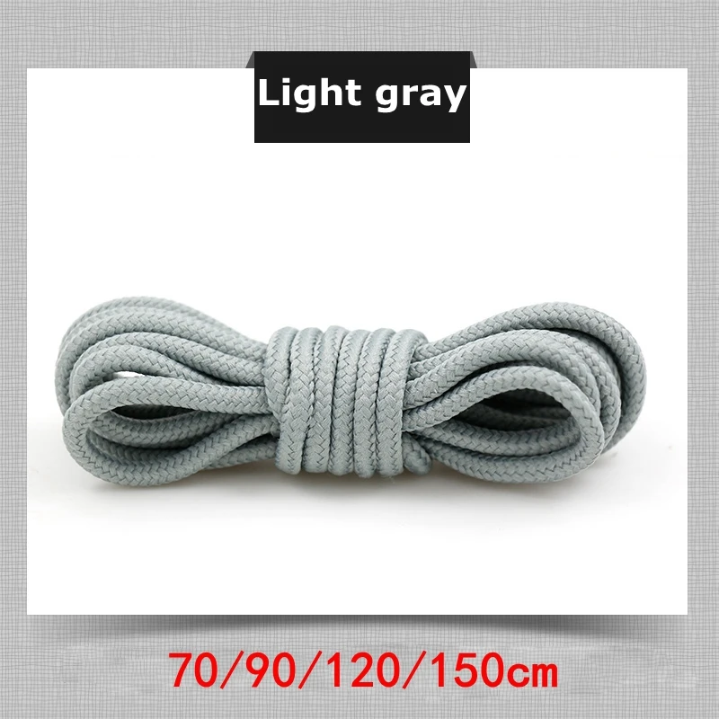 Vibrant Polyester Round Shoelaces for Sneakers and Boots - Multiple Lengths Available
