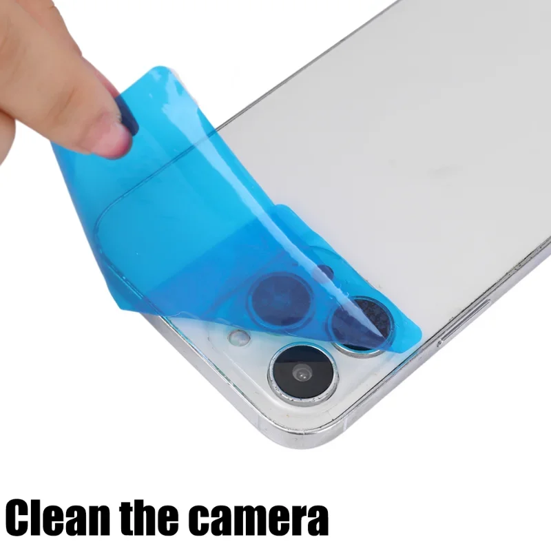 1-30pcs Phone Speaker Dust Remover Sticker Screen Cleaner