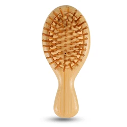 Deluxe Bamboo Hairbrush & Air Cushion Comb Set - Versatile & Gentle Haircare (S - PCS)