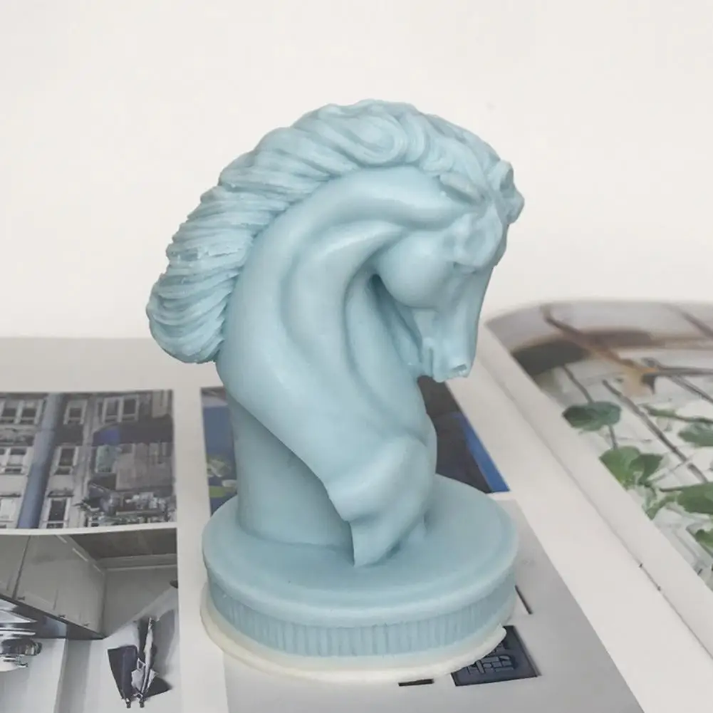 Stampo in silicone a forma di cavallo in 3D, candela a forma di