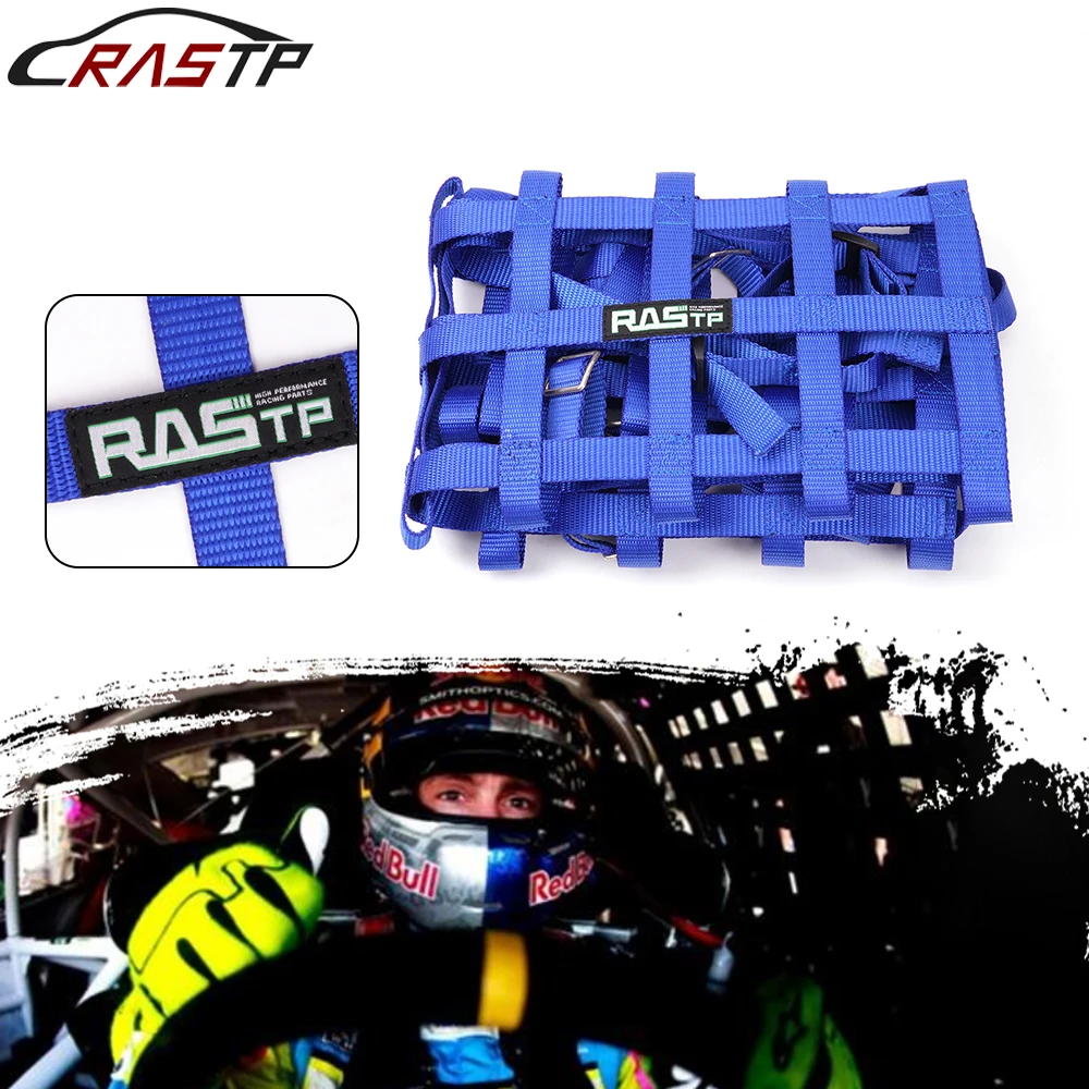RASTP – filet de protection de fenêtre universel en Nylon, 45/50CM x  60CM-2CM, équipement de rallye pour voiture de course, ceintures de  protection de fenêtre, BAG054