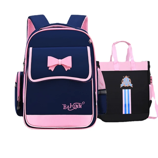 Mochilas escolares de 2 tamaños para niñas, morral escolar de escuela  primaria, bolsa de libros para niños, mochilas escolares de princesa -  AliExpress