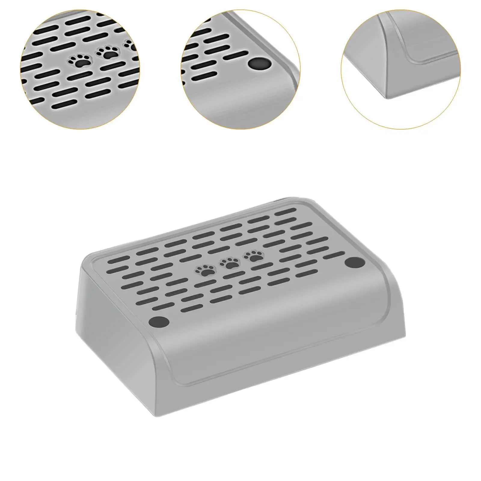 Cat Litter Box Footboard Cat Litter Ramp for Tray Indoor Cats