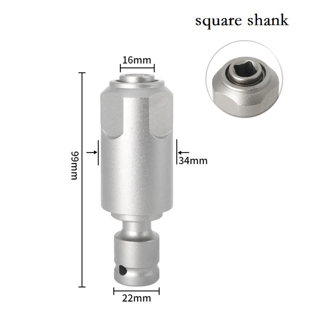 

Wrench Chuck Adapter Parts Wear Resistance 1/2\\\\\\\" Square Adapter Accessories High Carbon Steel For Impact Driver Wrench