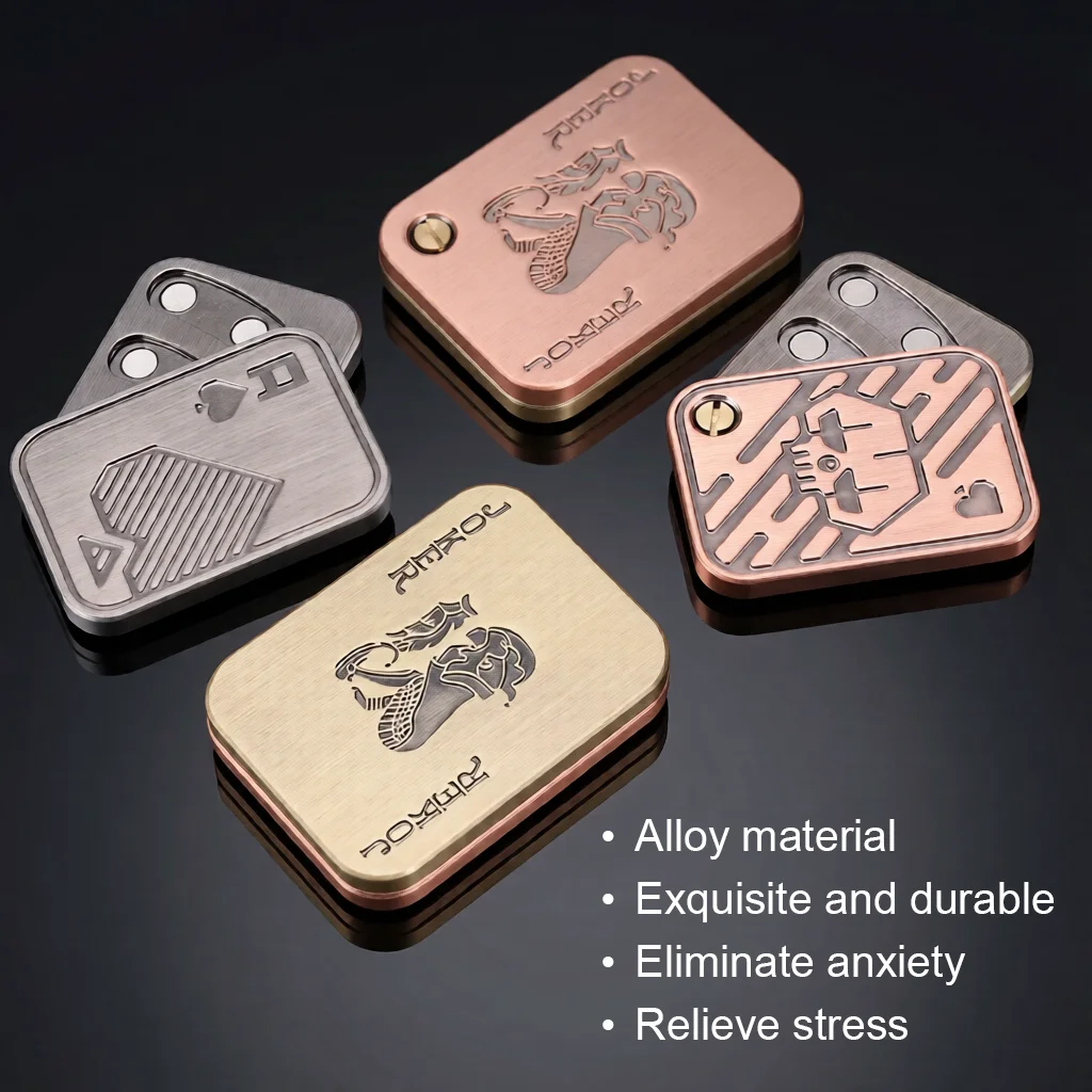 Enhanced Metal Fidget Slider Toy for Stress Relief and Focus