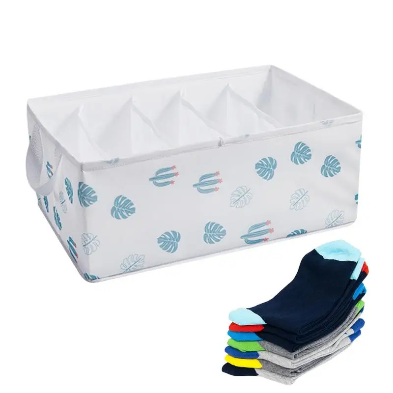 

Underwear Storage Organizer Storage Bins Sock Underwear Organizer Box Multifunctional Odorless Foldable Storage Dresser Dividers