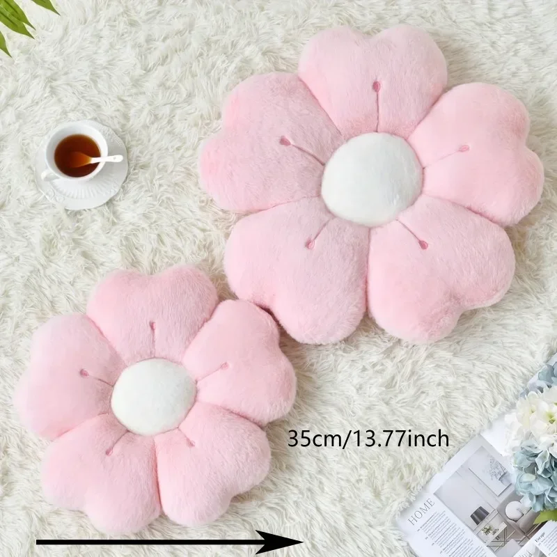Flower-Shaped Plush Throw Pillow - Comfortable and Cute Mattress and Sofa Decor Cushion, Chair Cushion  floor cushion 3