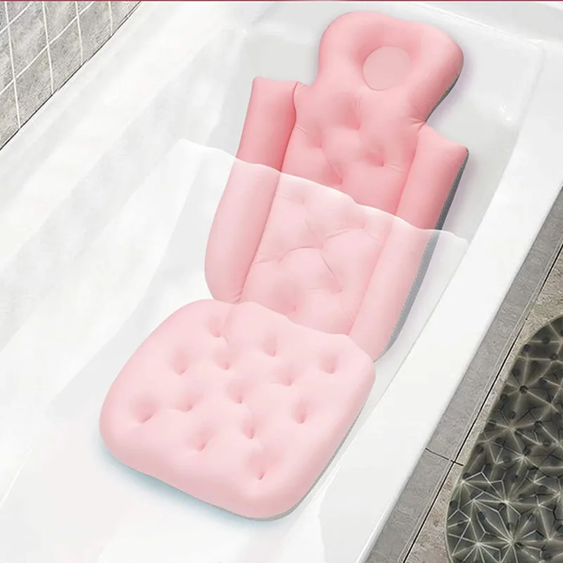 Bath Pillow Adult Bath Mat Spa Bathing Pad Full Body Bathtub Pillow
