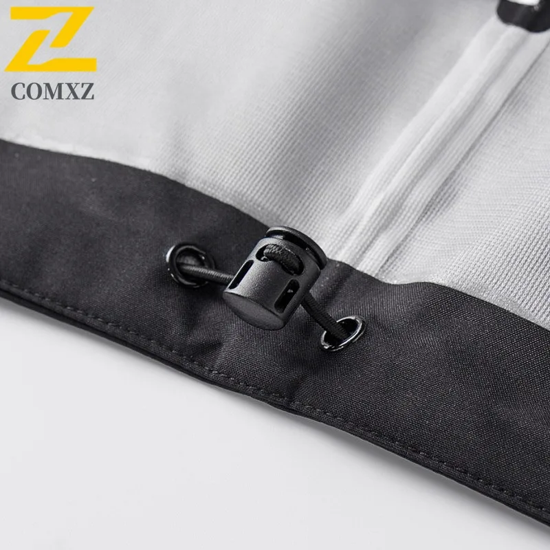 COMXZ Mens Jacket Casual Hooded Hiking Travel Lightweight Motorcycle Coat 2025 Fashion Daily Style Comfortable Autumn Coat