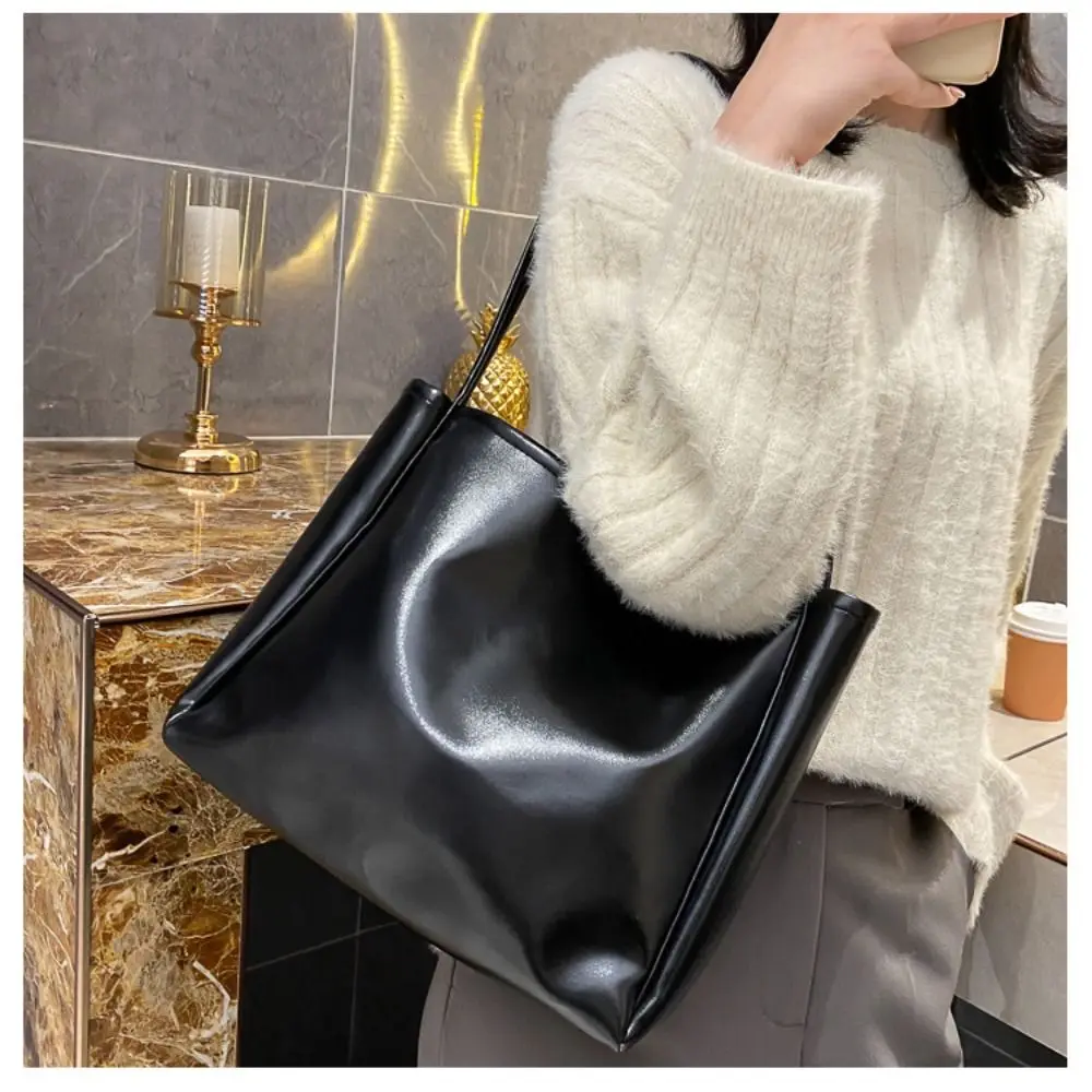 Neue trend ige Einkaufstasche einfaches Temperament westlichen Stil große Kapazität Umhängetasche lässige Einkaufstasche Luxus Designer Handtasche