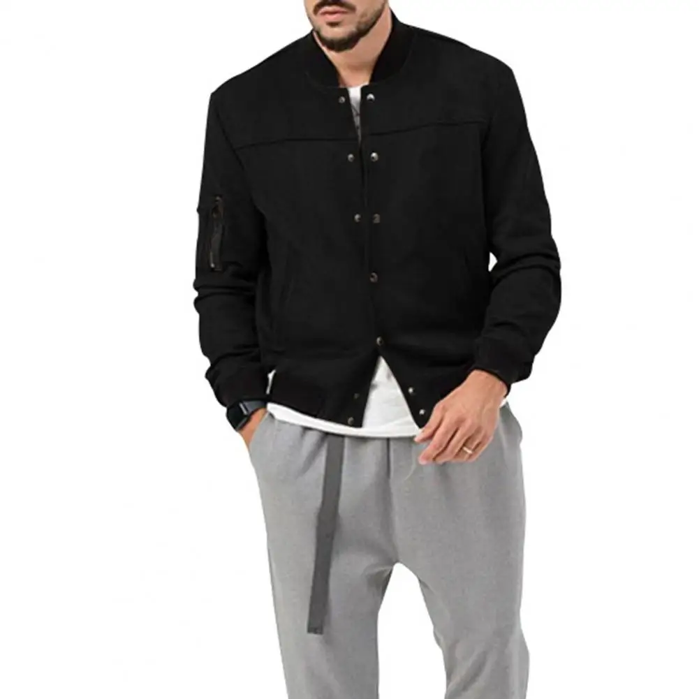 

Men Spring Autumn Fashion Thin Sweater Coats Men Slim Fit Stand Collar Cardigan Clothing Male Casual Winter Jackets Coat