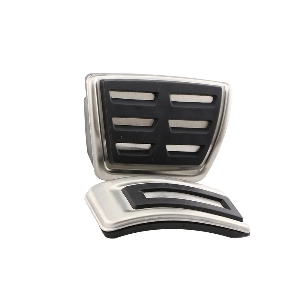 Car Stainless Steel Pedal Foot Rest Pedals Plate Cover for Volkswagen VW Golf 7 MK7 GTI for Skoda Octavia A7 Rapid LHD car accessories car pedals pedal cover stainless steel pedal cover