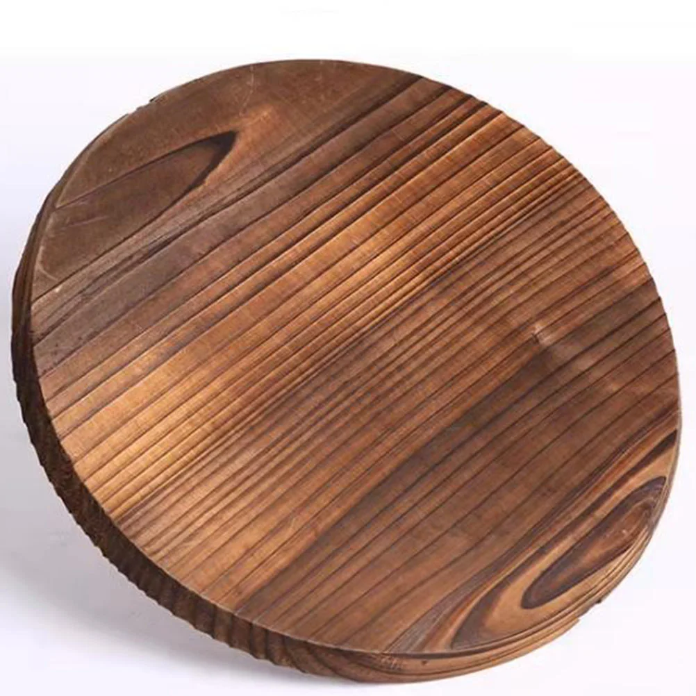 

Carbonized Fir Pot Lid Protective Cover Household Griddle Frying Pan Home Kitchenware Work