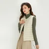 Women Sleeveless Vest New 90% White Duck Down Female Slim Warm Inner Ultra Lightweight Packable Down Liner Jackets 4