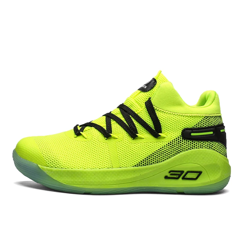 

Children's basketball shoes mesh breathable sports anti-skid shock absorption training shoes
