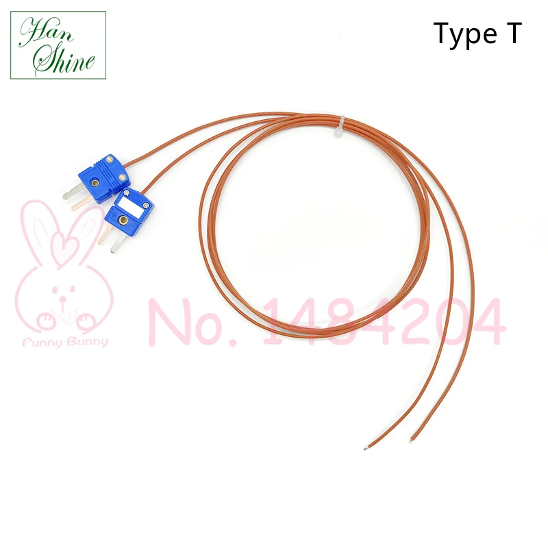 Pfa Insulated Cable Type Thermocouple Temperature Transducer Type