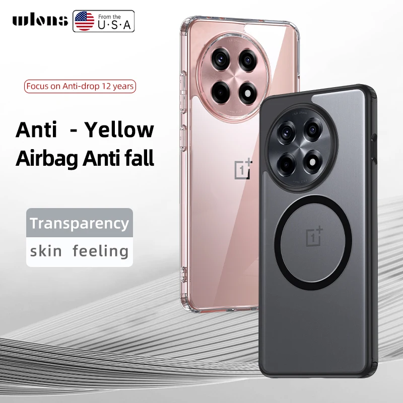 Enhanced Magnetic Crystal Clear Shockproof Case with Lens Protection