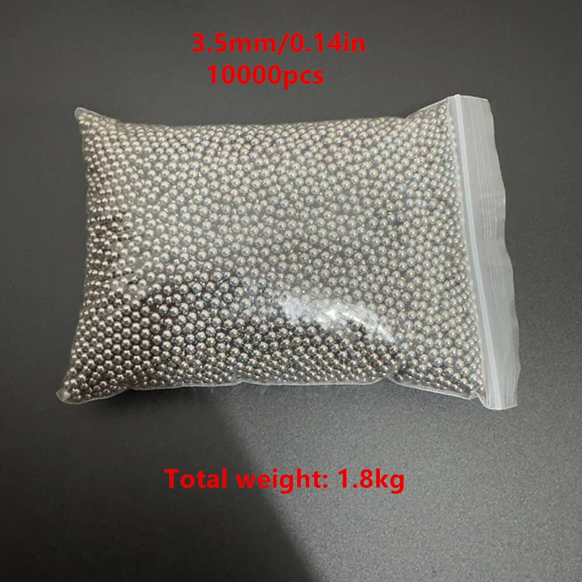 Precision Ball Small Size Steel Balls 10000pcs1 Pack 3mm/0.12in And 3.5mm/0.14in High Carbon Steel Industrial Material Precision Bright Surface