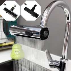 3 Modes Faucet Nozzle 360° Rotation Faucets Frother Universal Kitchen Faucet Adapter Kitchen Gadgets Spray Waterfall Tap Nozzle