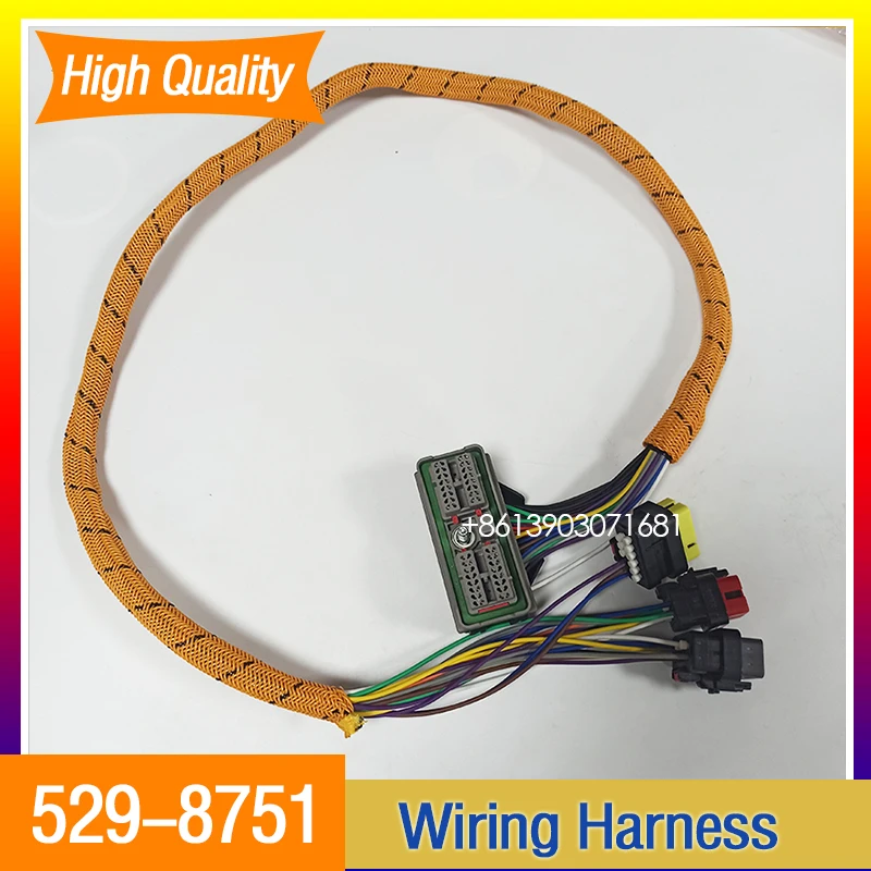 굴삭기 엔진 파워 와이어링 하네스, CAT 320GC 323GC 용, 529-8751 5298751