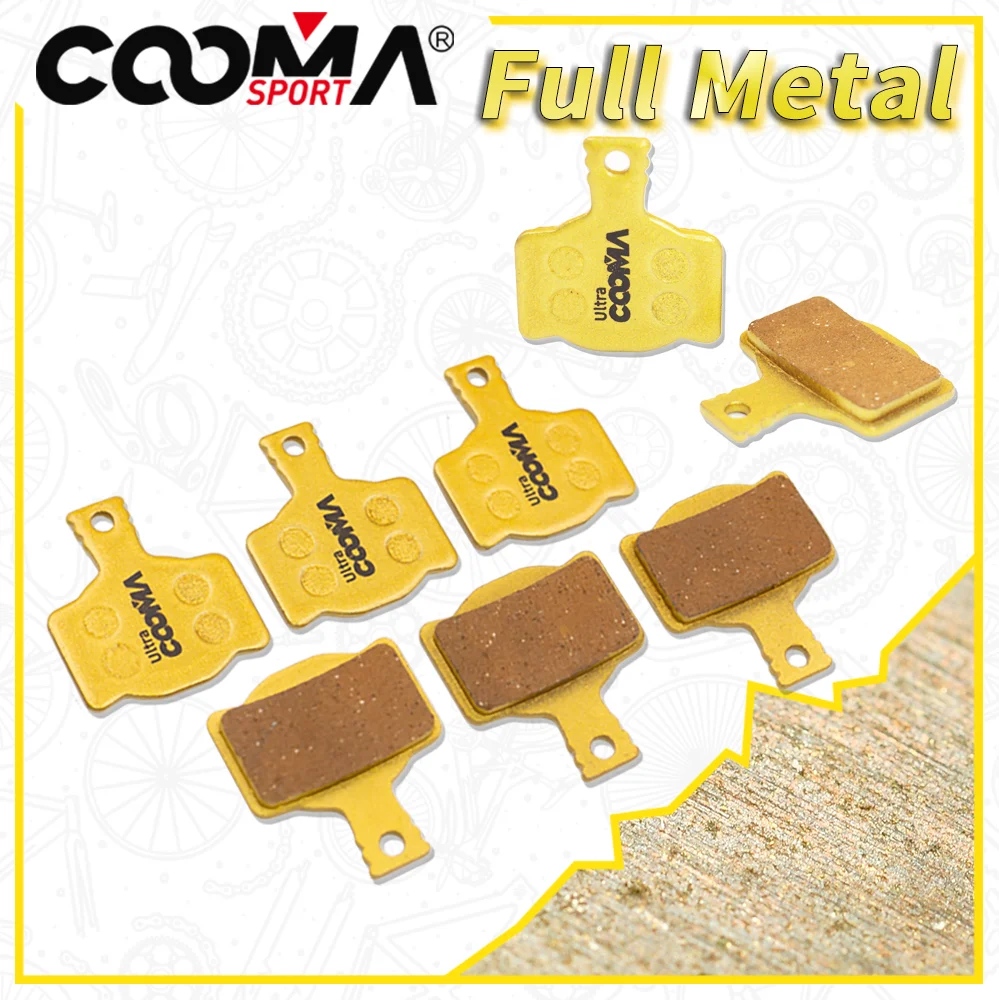 

4 Pairs, Full Metal Bicycle Disc Brake Pads For Magura MT1893 MT2 MT4 MT6 MT8 MTS Caliper, Ultra Class