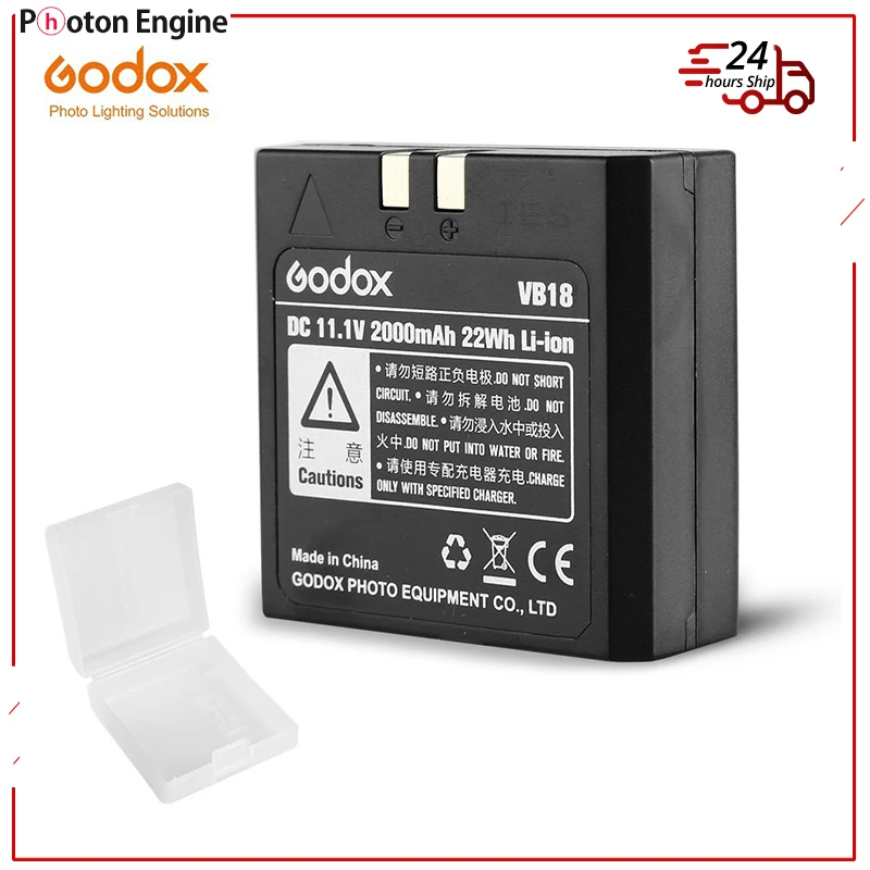 Литий-ионный аккумулятор Godox VB18 DC 11 1 в 2000 мАч 22 Втч для Ving V850 V860C V860N Flash Speedlite