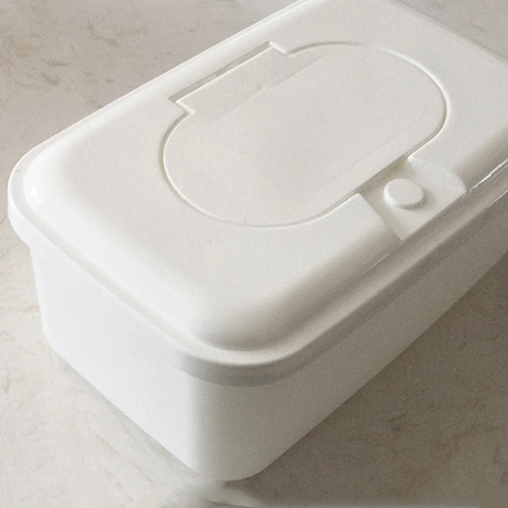 2 Pcs Wipe Box Tissue Holder Wet Wipes Container Toilet Stand Paper Plastic Baby 6