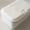 2 Pcs Wipe Box Tissue Holder Wet Wipes Container Toilet Stand Paper Plastic Baby 6