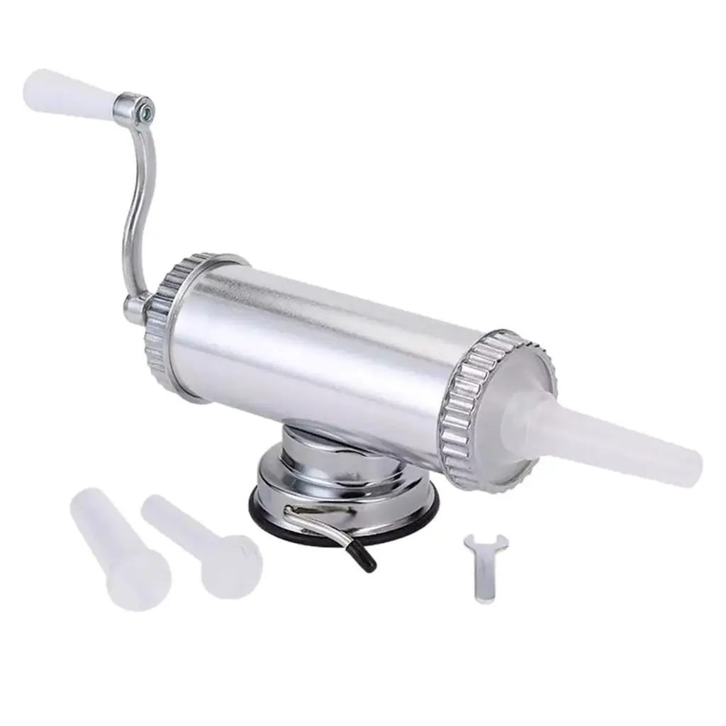 Kitchen Sausage Maker Stuffing with Filling Nozzles Attachment Suction Base sausage stuffing machine