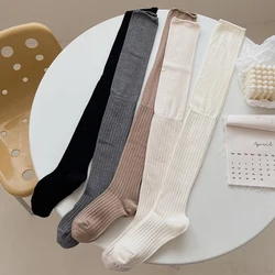2023 Women's Stockings Autumn Winter High Thigh Socks Japanese Splicing Over The Knee Socks Thermal Warm Long Socks