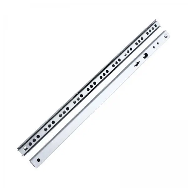 2x 서랍 슬라이드 서랍 레일 스틸 양방향 17mm 폭 레일 트랙, 드레서용 캐비닛 서랍 슬라이드