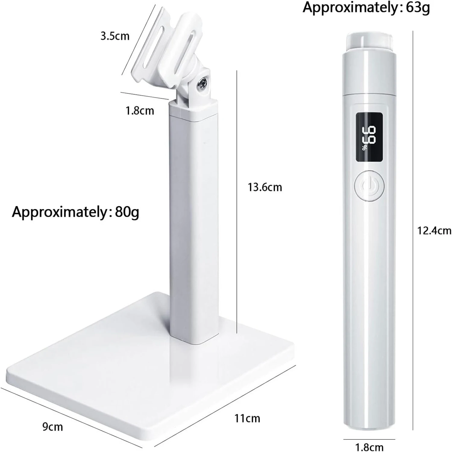 Mini Led Nail Light Portable Rechargeable UV Led Lamp for Nails Gel Dry Resin Curing UV Light Quick-drying Nails Dryer 6