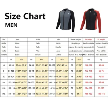 Oulylan Men's Split Long Sleeve Surf Snorkel Top Jacket 2mm Neoprene Wetsuit Warm Water Sports Surf Diving Swimming 2