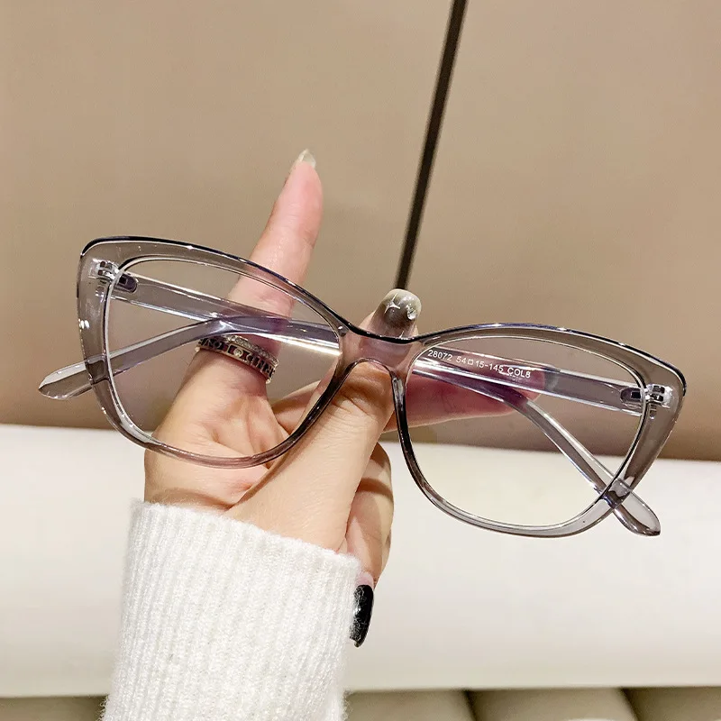 Elegant Women's Cat Eye Anti-Blue Light Retro Clear Glasses Frame