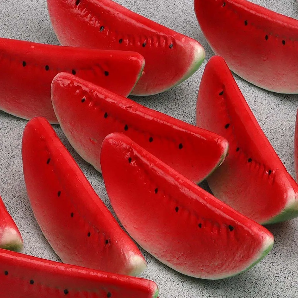 1pcs Simulation Watermelon Foam Fruit Model Decoration Cross-border Photography Props Home Window Display Decoration artificial fruits and vegetables