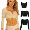 Women Arms Shaper Slimming Body Shapewear Shoulder Underwear Back Posture Corrector Humpback Raise Chest Lifter