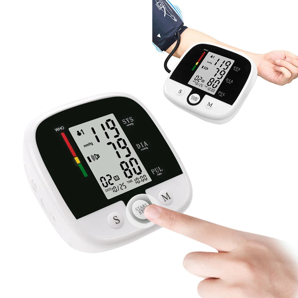 Automatic Digital Wrist Blood Pressure Monitor Arm sphygmomanometer