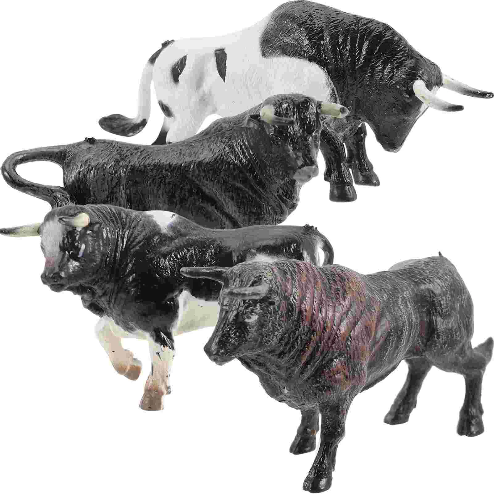 

Miniature Cow Ornaments Bonsai Cow Models Desktop Mini Cow Figurines Statue Mini Cow Model Plastic Cow Model Toy Ornaments