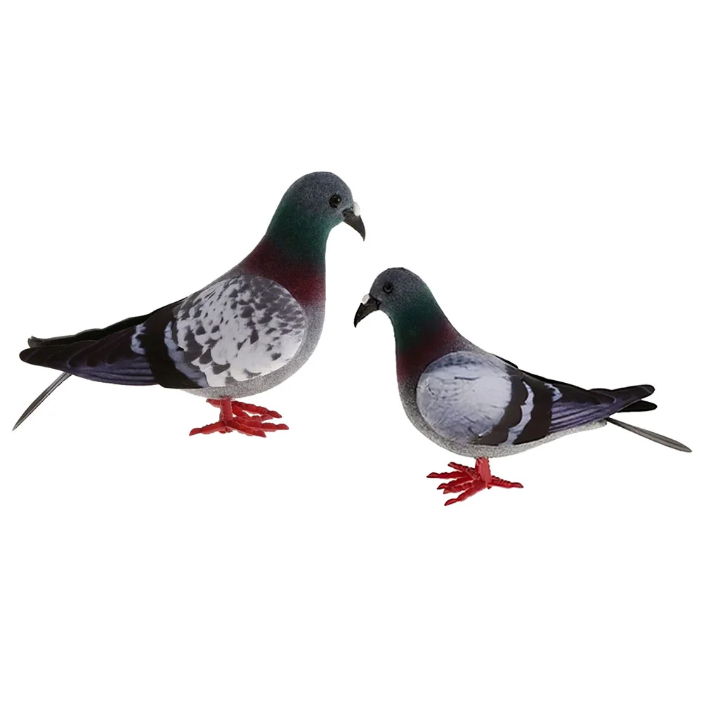 

Simulation Foam Pigeon Model Mini Artificial Pigeon Fake Dove Figurine Realistic Dove Ornament Statue Home Garden