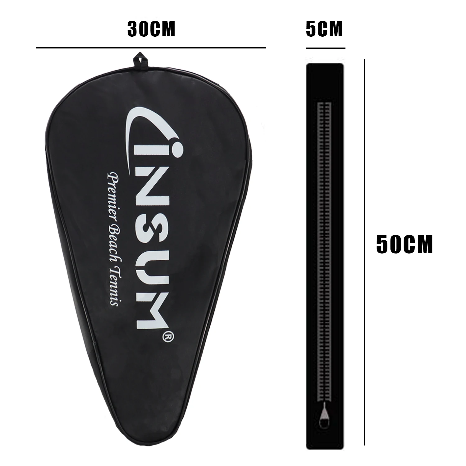 Durable Pickleball Paddle Cover Case Padel Racket Covers Fits All Shapes Single Paddles Bag Durable Material