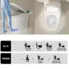 Smart Toilet with Bidet Built In, Foot Sensor Operation, Elongated Tankless Toilet with Automatic Flush, One-piece toilet heated 6