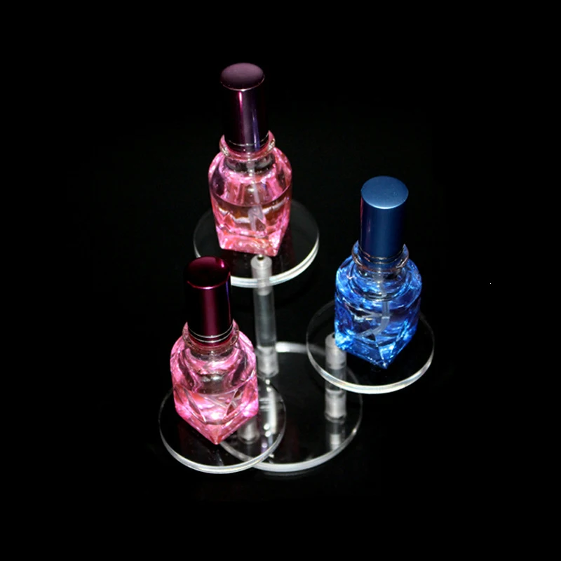 4단 투명 탈착식 아크릴 디스플레이 스탠드 사각 홀더 랙 차고 키트 디스플레이 스탠드 보석 홀더 선반