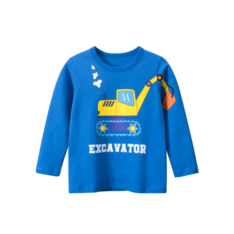 

Han edition baby clothes men long sleeve T-shirt children render unlined upper garment of autumn new fund baby clothes