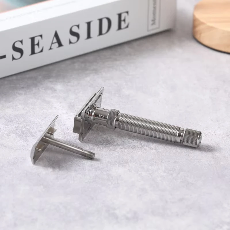 YAQI Adjustable Ultima Stainless Steel Safeety Razor For Mens Wet Shaving Razor High Quality Portable Travel Face Cleaning Tool