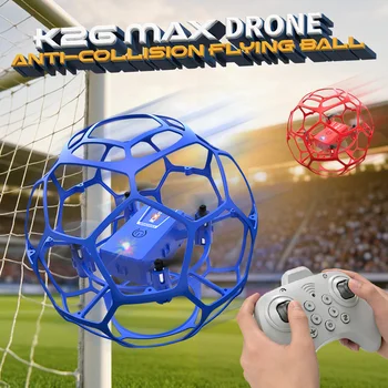 K26 MINI Drone competitivo per calcio aereo |   360 °   Protezione completa antiurto |   Lancio a mano Decollo senza abilità remote Regalo di compleanno