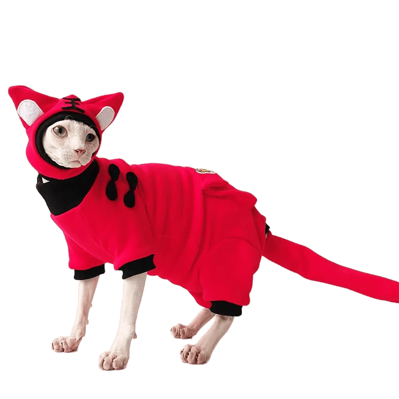 Sphynx Cat Clothes Outfits Devon Rex Pet Cat Clothes Sphynx Kitten